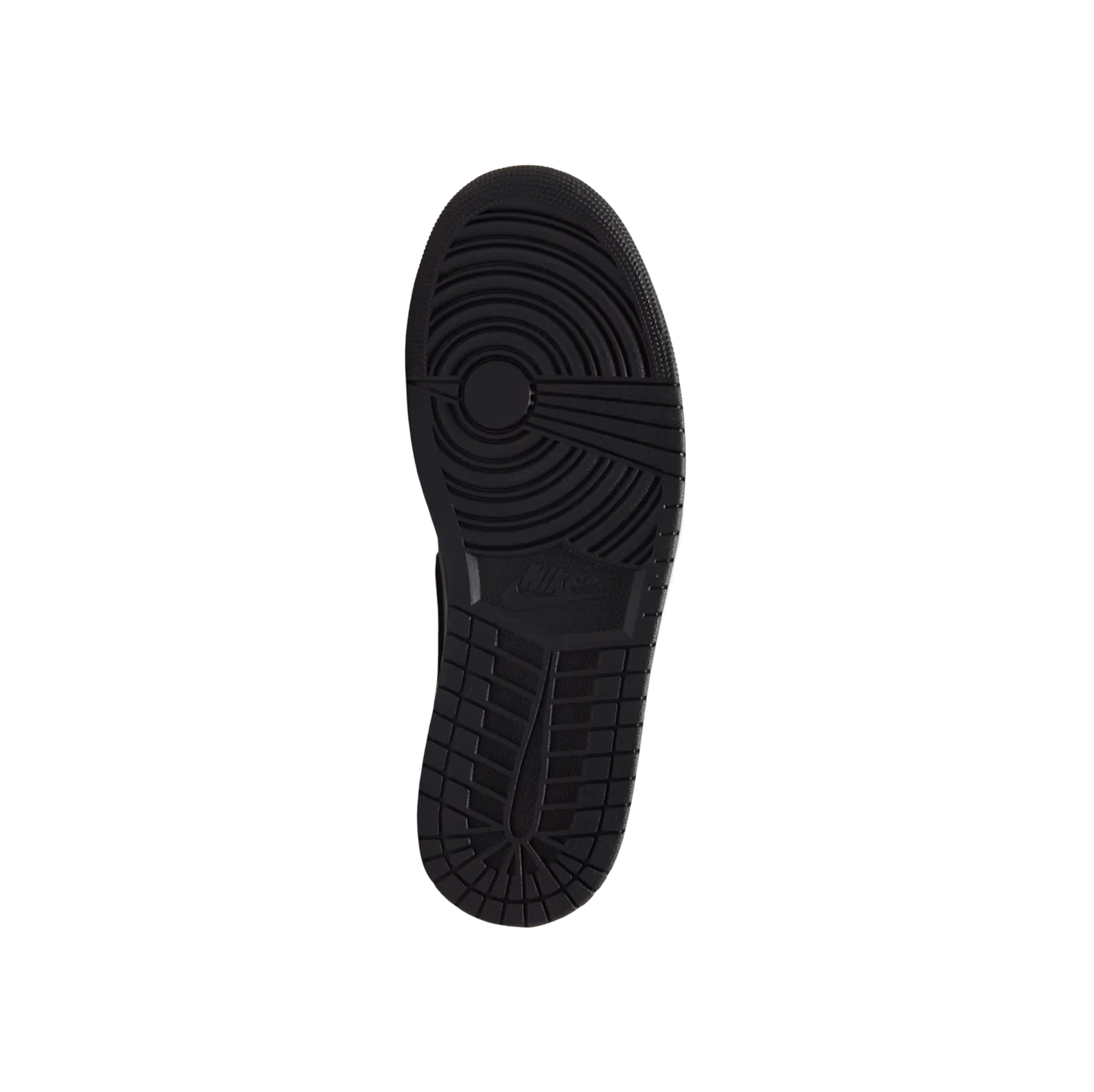 Jordan 1 Low Rookie Of The Year – vue de la semelle extérieure noire antidérapante en gomme